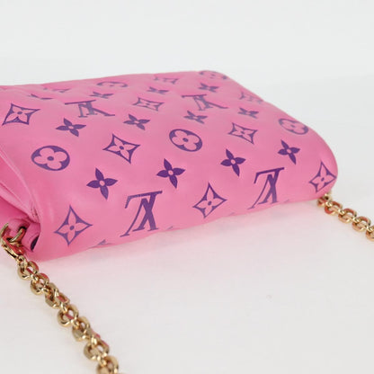 Louis Vuitton Monogram Pochette Coussin Shoulder Bag Pink M80745 Lv