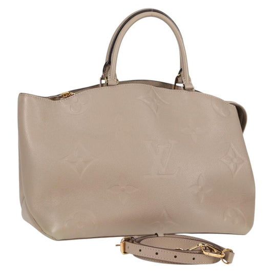 Louis Vuitton Monogram Empreinte Grand Palais Mm Bag Beige M45833 Lv