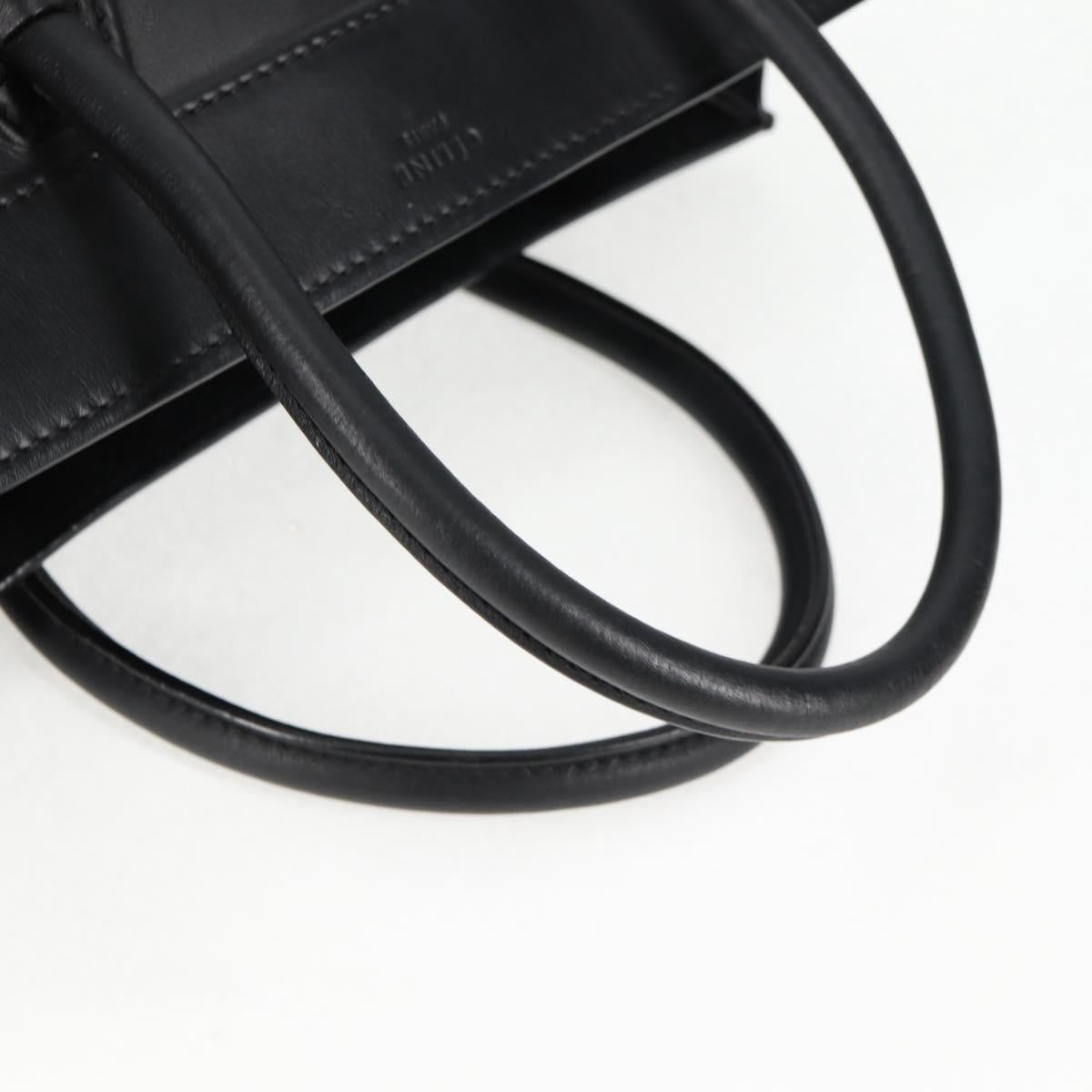 Celine Luggage Phantom Hand Bag Leather Black