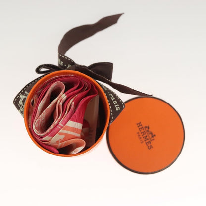 Hermes Twilly Scarf Silk Pink