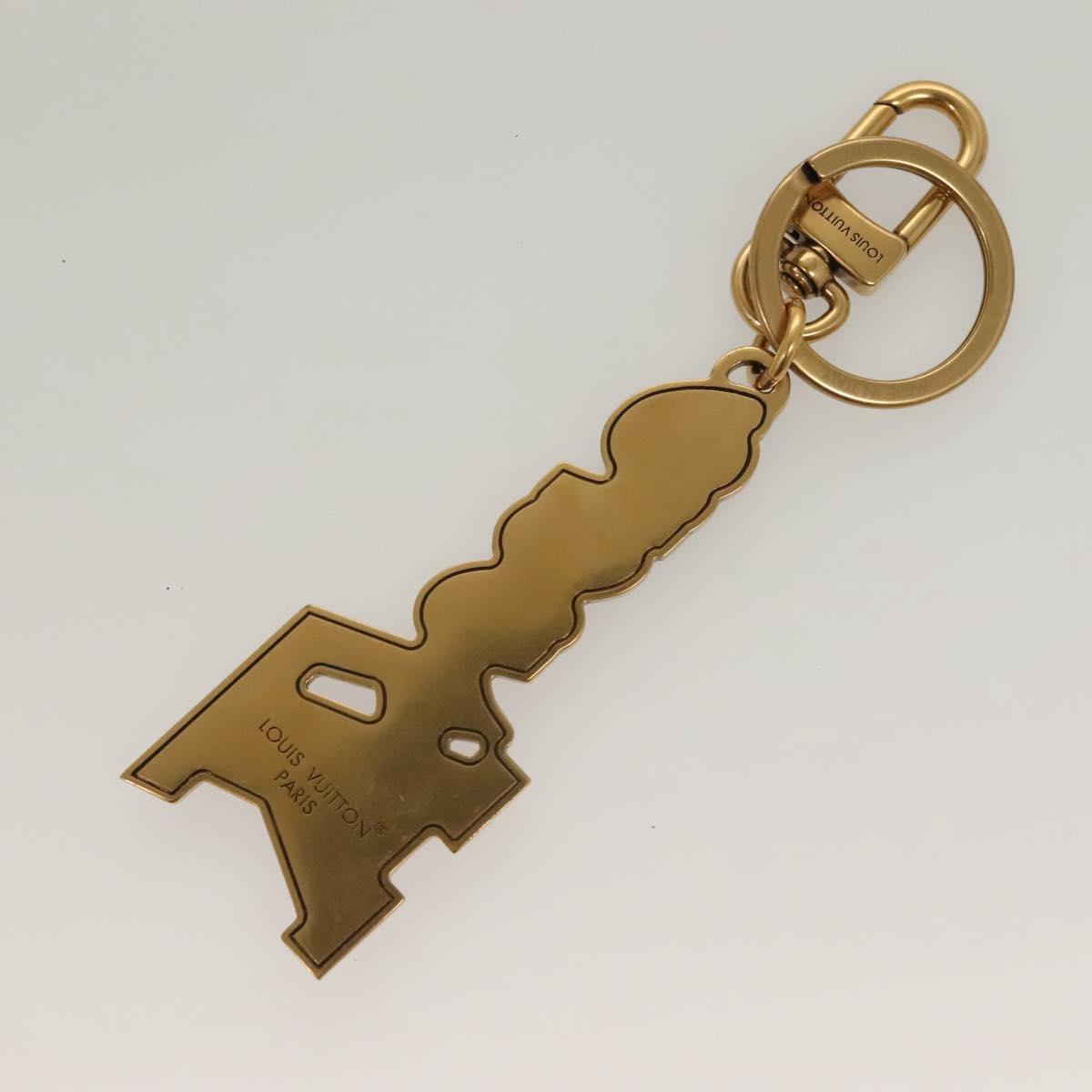 Louis Vuitton Lv Lovers Studs Key Holder Metal Gold M01755 Lv