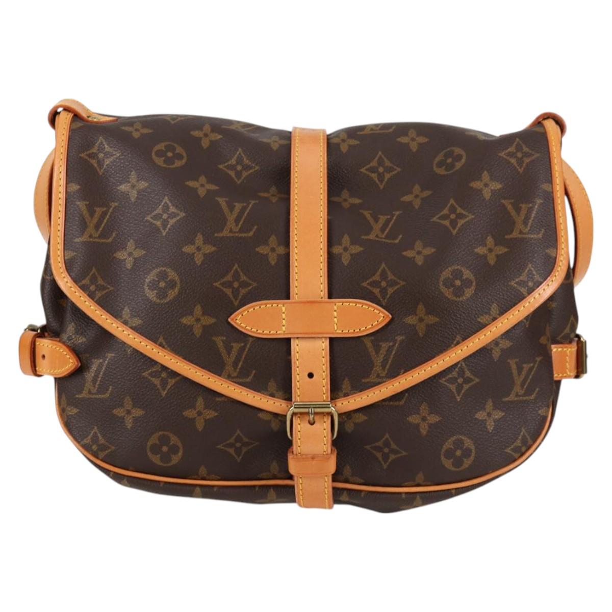 Louis Vuitton Monogram Saumur 30 Shoulder Bag M42256 Lv