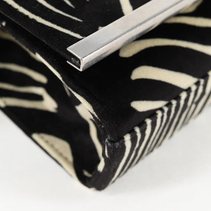 Saint Laurent Chain Bag Fabric Zebra Pattern 707690 Faaia 1075