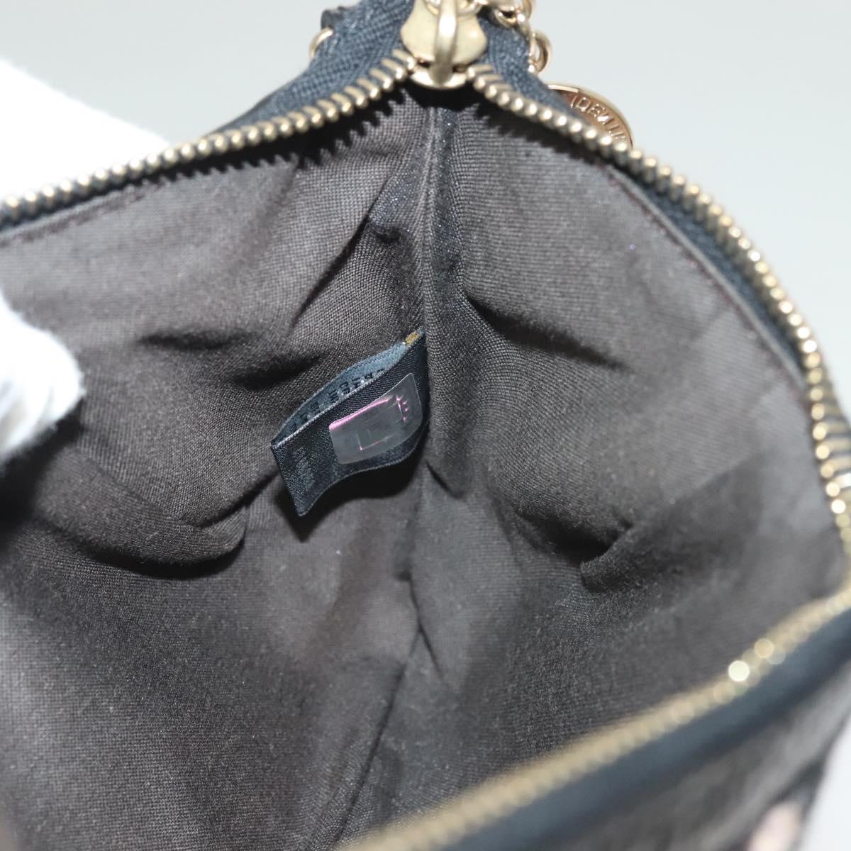 Fendi Accessory Pouch Sequin Pink Gold