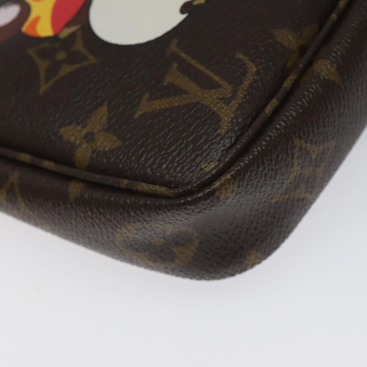 Louis Vuitton Monogram Panda Pochette Accessoires Pouch M51981 Lv