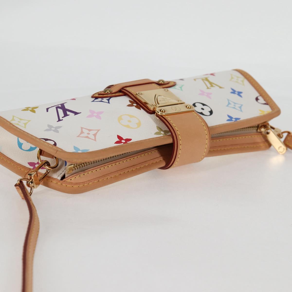 Louis Vuitton Multicolor Shirley Shoulder Bag White M40049 Lv