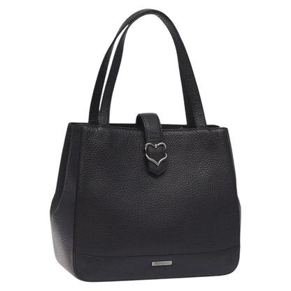 Saint Laurent Tote Bag Leather Purple Silver