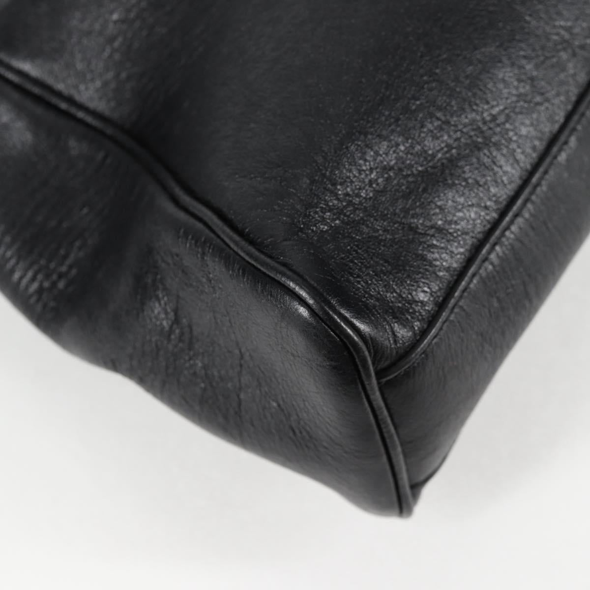 Gucci Gg Marmont Hand Bag Leather Black Gold 515937