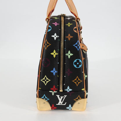 Louis Vuitton Monogram Multicolor Trouville Hand Bag Black M92662