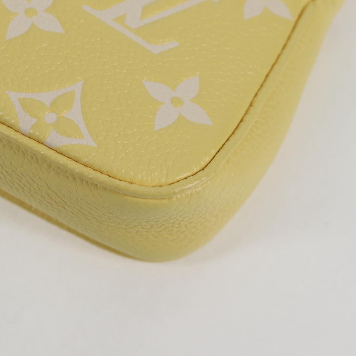 Louis Vuitton Empreinte Mini Pochette Accessoires Yellow M46129 Lv