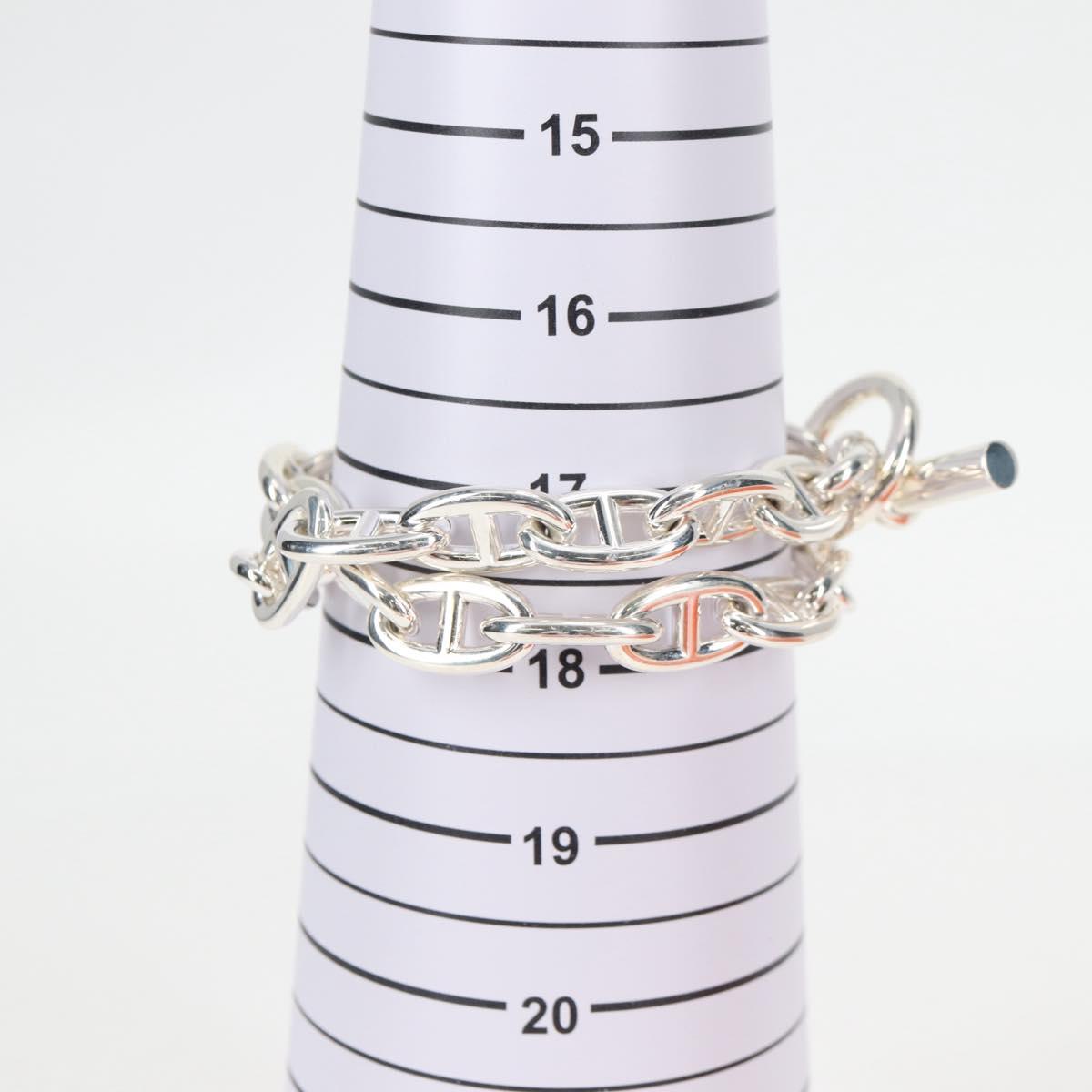 Hermes Chaine D'ancre Gm Necklace Ag925 29 Links Silver
