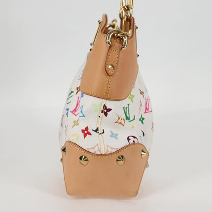 Louis Vuitton Multicolor Judy Mm Hand Bag 2WAY White M40255