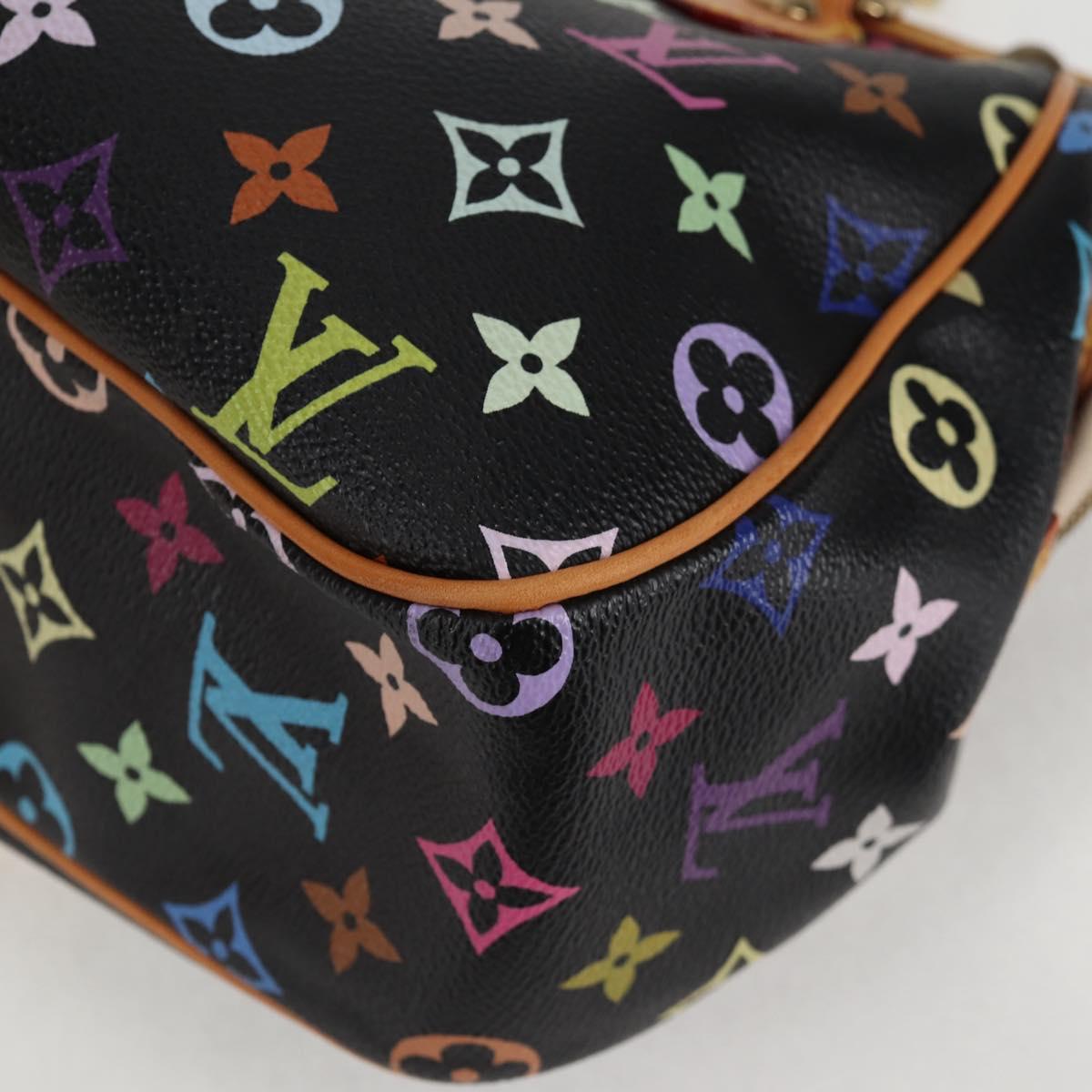 Louis Vuitton Monogram Multicolor Gracie Mm Hand Bag Black M92591
