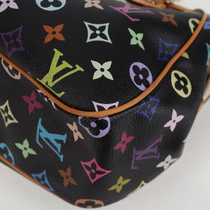 Louis Vuitton Monogram Multicolor Gracie Mm Hand Bag Black M92591