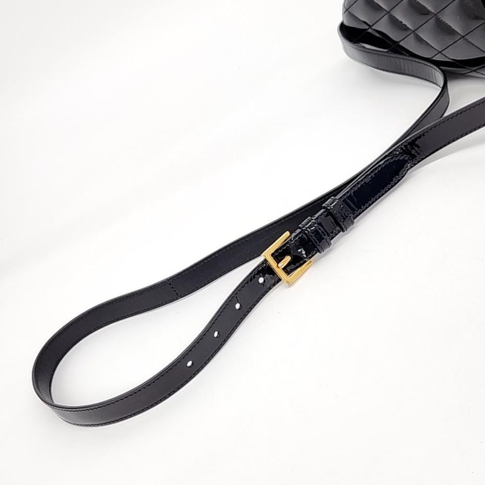 Saint Laurent Patent June Shoulder Bag (710080) (4625301)