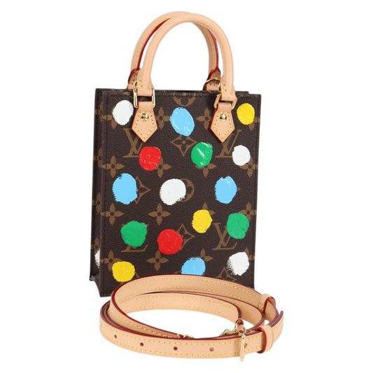 Louis Vuitton Monogram Yayoi Kusama Petit Sac Plat Bag 2WAY M81867