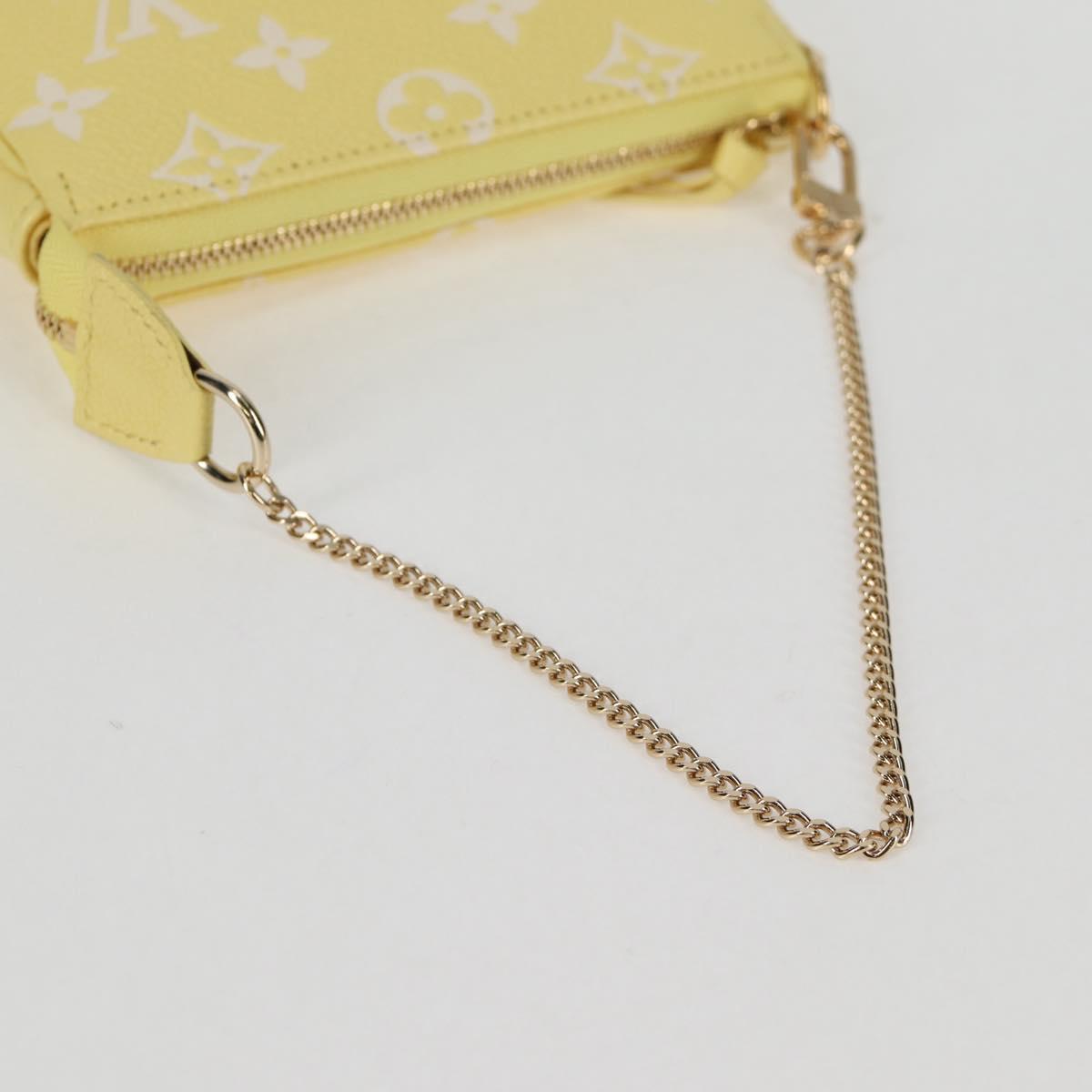 Louis Vuitton Empreinte Mini Pochette Accessoires Yellow M46129 Lv