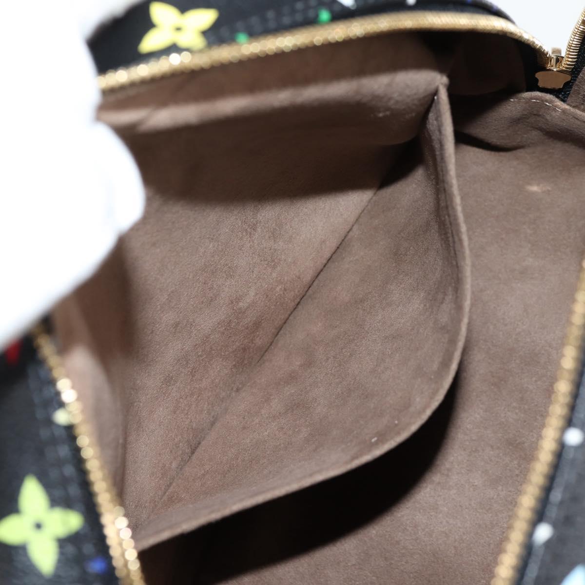 Louis Vuitton Monogram Multicolor Trouville Hand Bag Black M92662