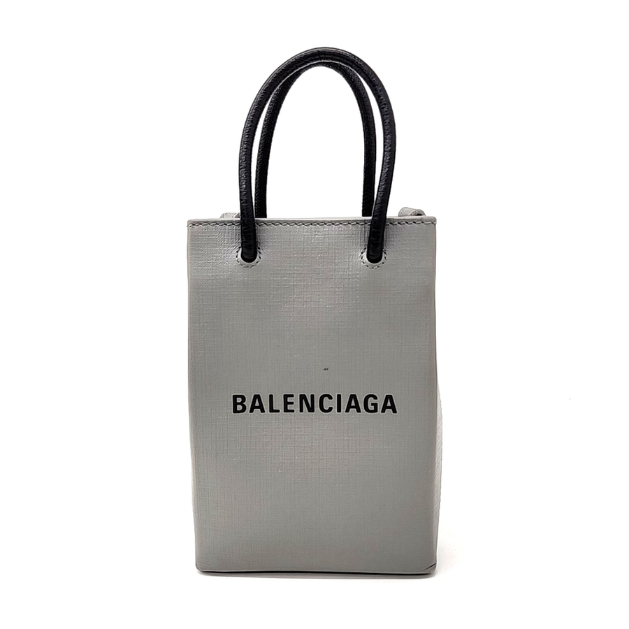 Balenciaga Shopping Phone Holder Bag (593826) (10011180)