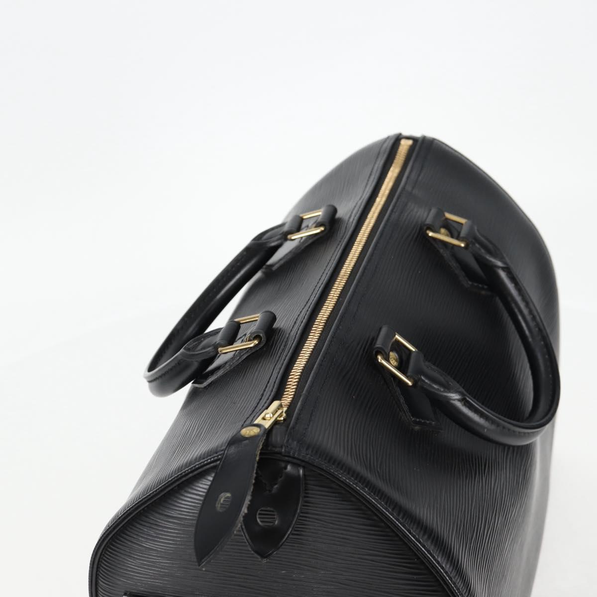 Louis Vuitton Epi Speedy 30 Hand Bag Noir Black M43002 Lv