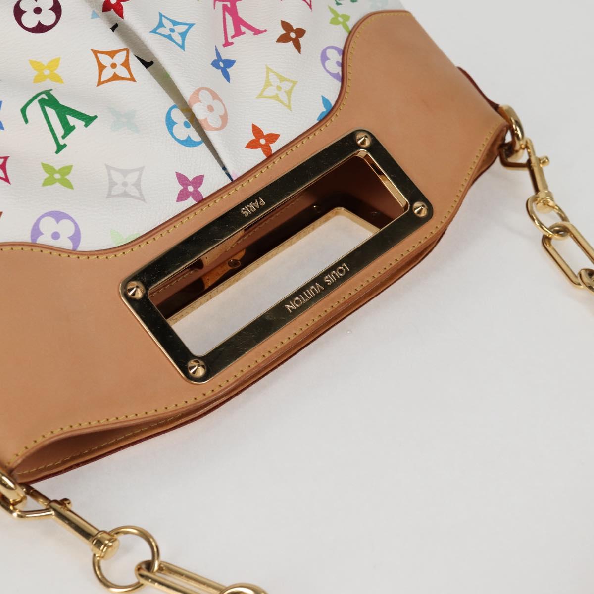 Louis Vuitton Multicolor Judy Mm Hand Bag 2WAY White M40255