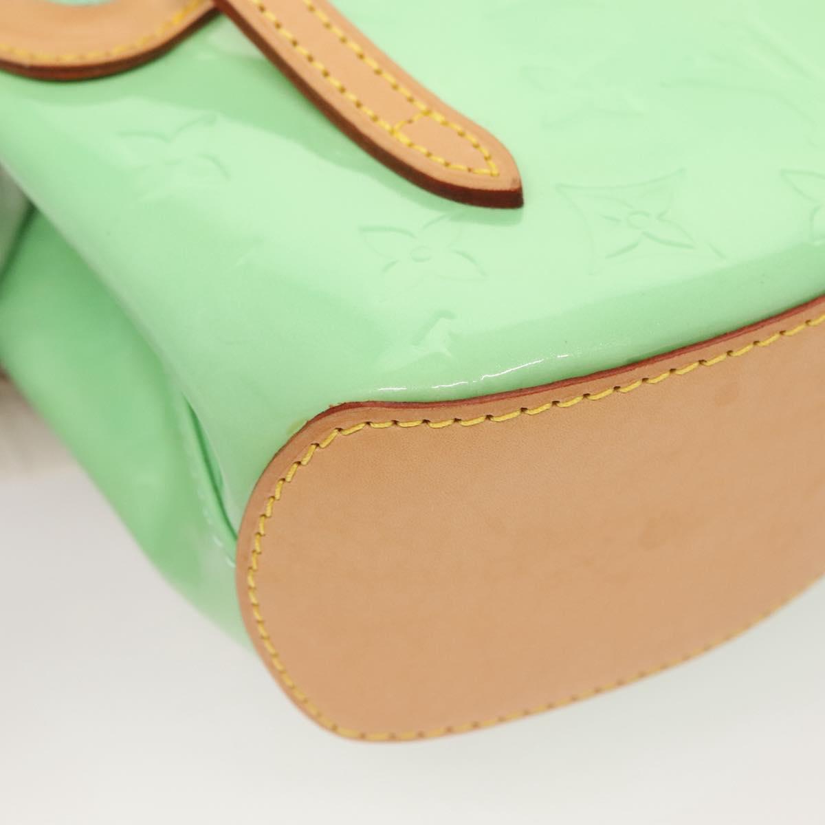Louis Vuitton Vernis Biscayne Bay Pm Shoulder Bag Peppermint M91289