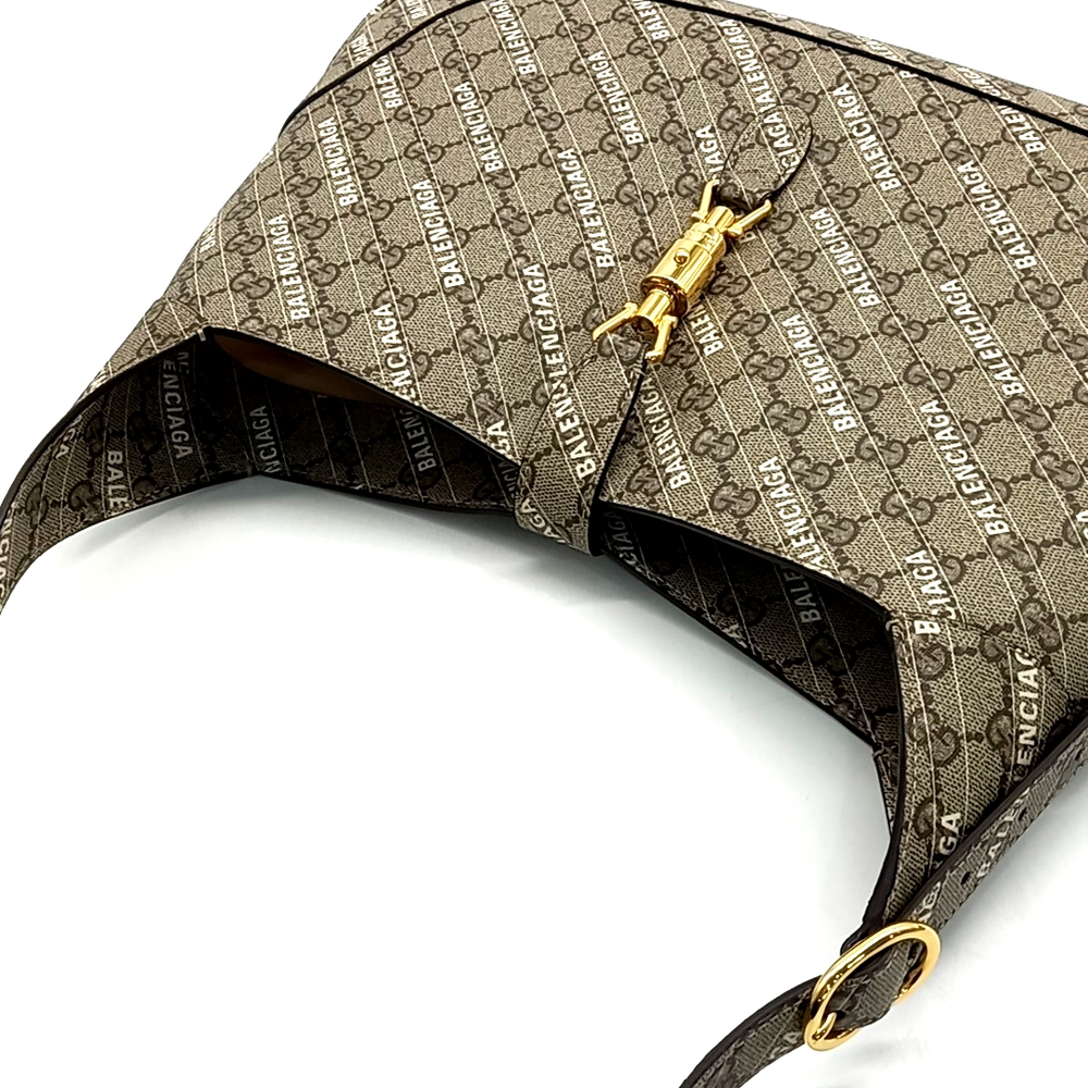 Gucci X Balenciaga Hacker Project Jackie 1961 Medium Hobo Bag (636710) (10048219)