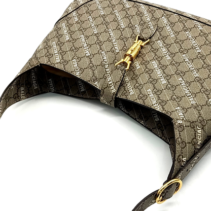 Gucci X Balenciaga Hacker Project Jackie 1961 Medium Hobo Bag (636710) (10048219)
