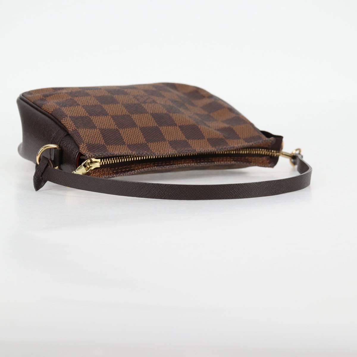 Louis Vuitton Damier Ebene Trousse Makeup Pouch N51982 Lv