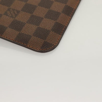 Louis Vuitton Damier Ebene Neverfull Mm Pouch Accessory Pouch Lv