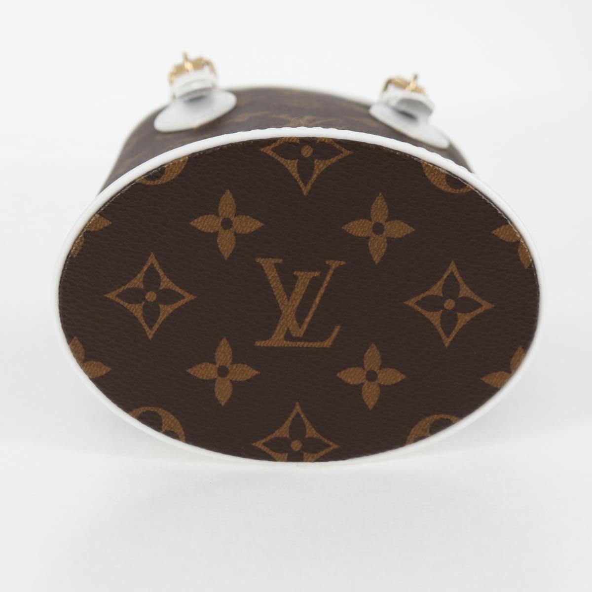 Louis Vuitton Monogram Nano Bucket Shoulder Bag M81489 Lv