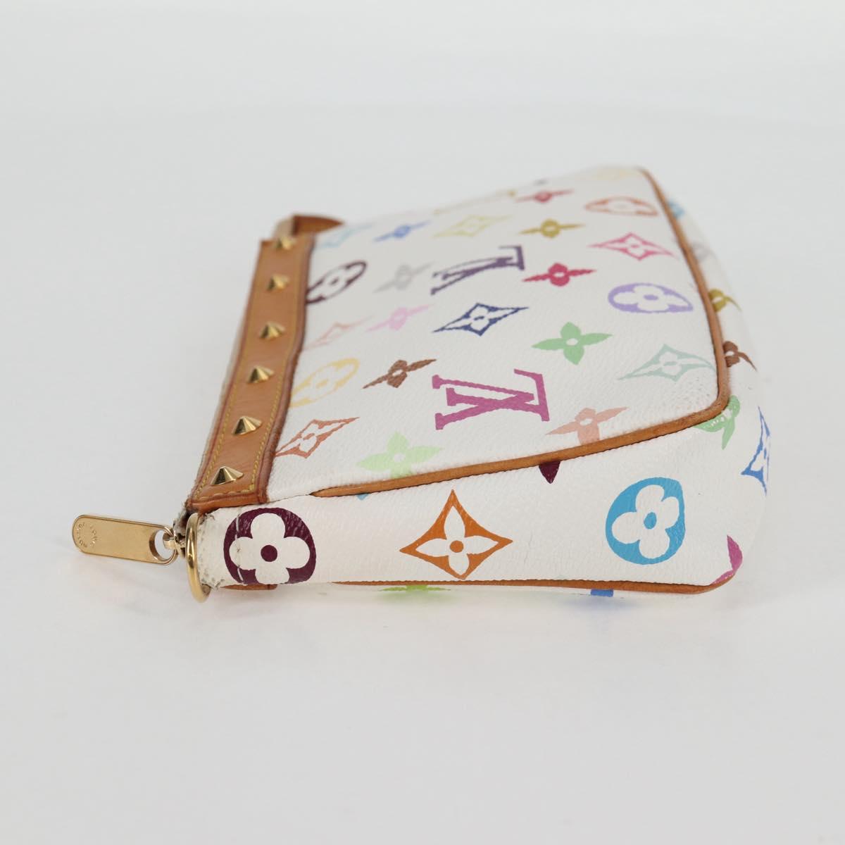 Louis Vuitton Multicolor Pochette Accessoires Pouch White M92649 Lv