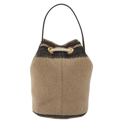 Celine Shoulder Bag Raffia Beige