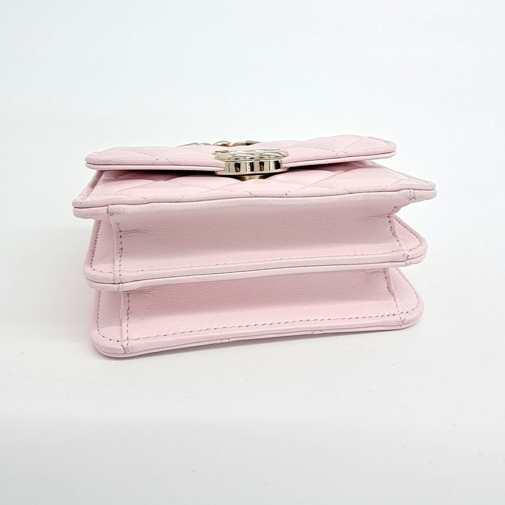 Chanel Lambskin Coco Top Handle Mini Chain Cross Bag Ap2758 (10118555)