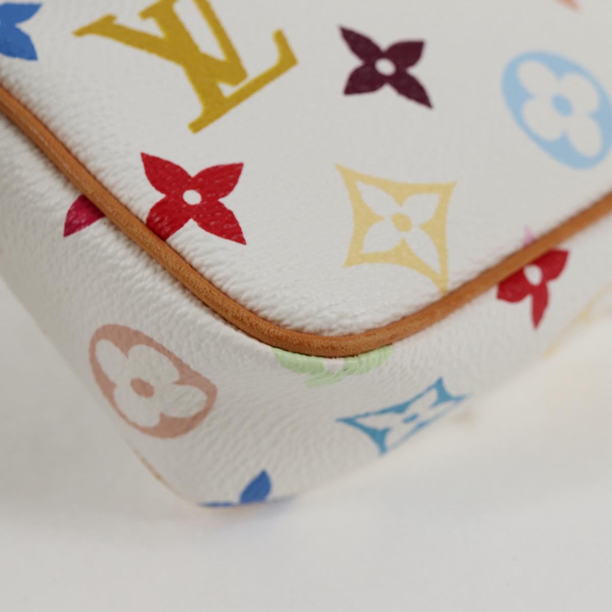 Louis Vuitton Multicolor Pochette Accessoires Pouch White M92649 Lv