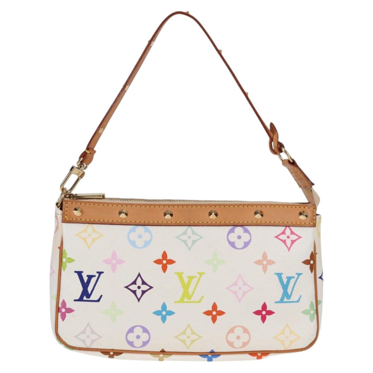 Louis Vuitton Multicolor Pochette Accessoires Pouch White M92649