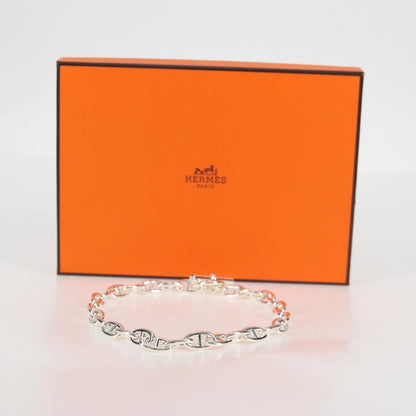 Hermes Chaine D'ancre Gm Necklace Ag925 29 Links Silver