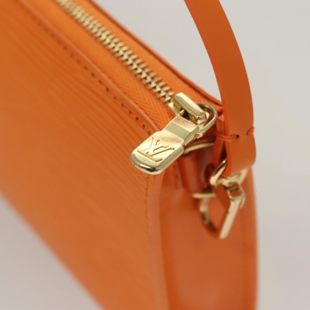 Louis Vuitton Epi Pochette Accessoires Pouch Orange Mandarin M5294h
