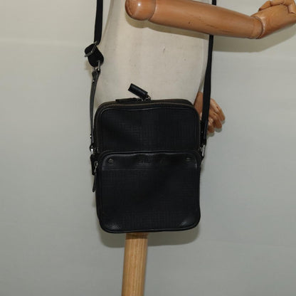 Givenchy Shoulder Bag Canvas Black Silver