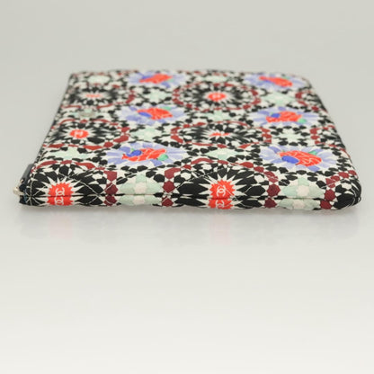 Chanel Matelasse Coco Mark Pouch Nylon Multicolor Cc