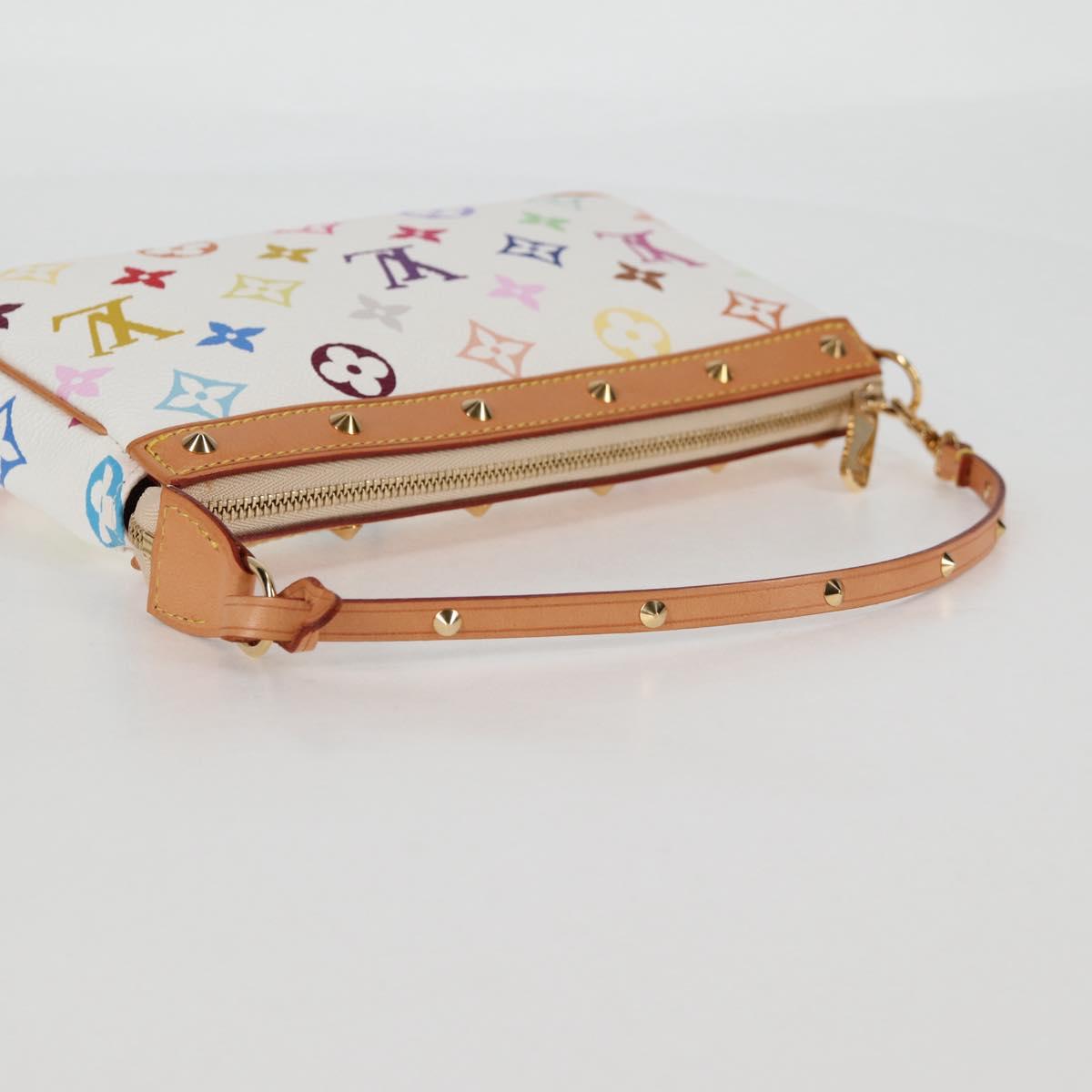 Louis Vuitton Multicolor Pochette Accessoires Pouch White M92649
