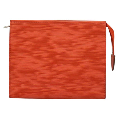 Louis Vuitton Epi Posh Toilet Pouch Orange Pimon M41084 Lv
