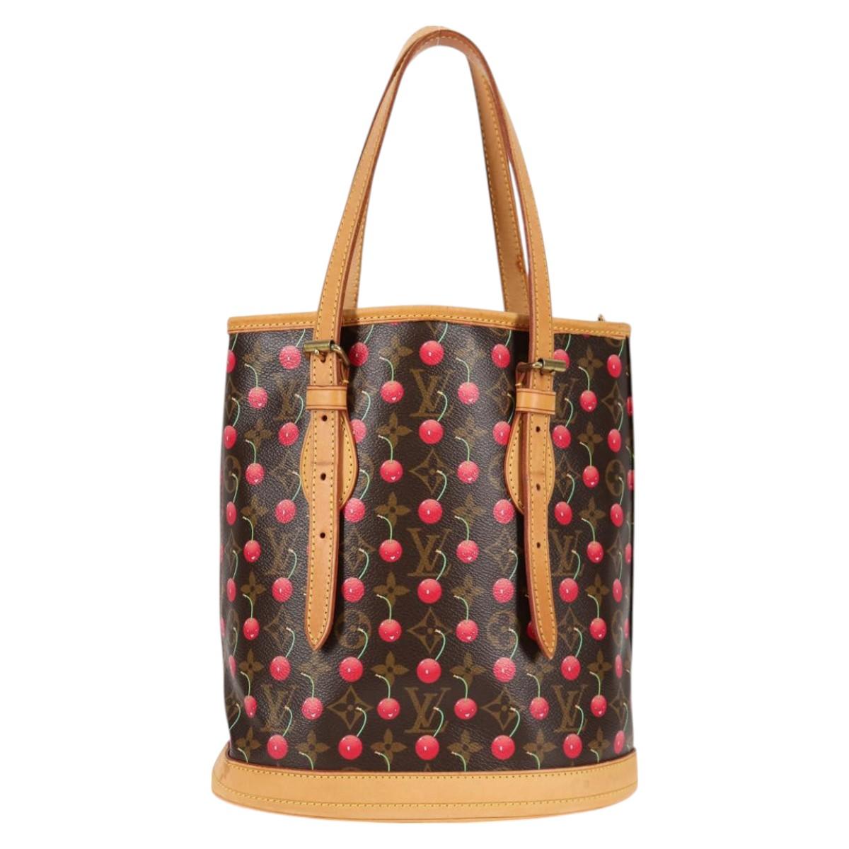 Louis Vuitton Monogram Cherry Bucket Pm Shoulder Bag M95012 Lv