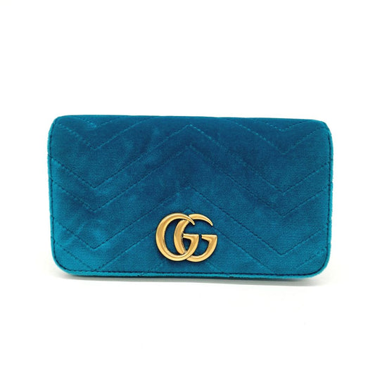 Gucci Marmont Velvet Mini Cross Bag (488426) (2128601)