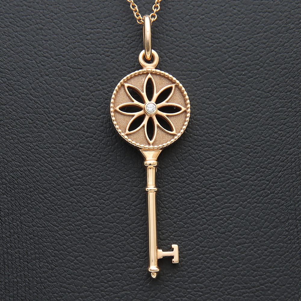 Tiffany Diamond Daisy Key Necklace (5968107)