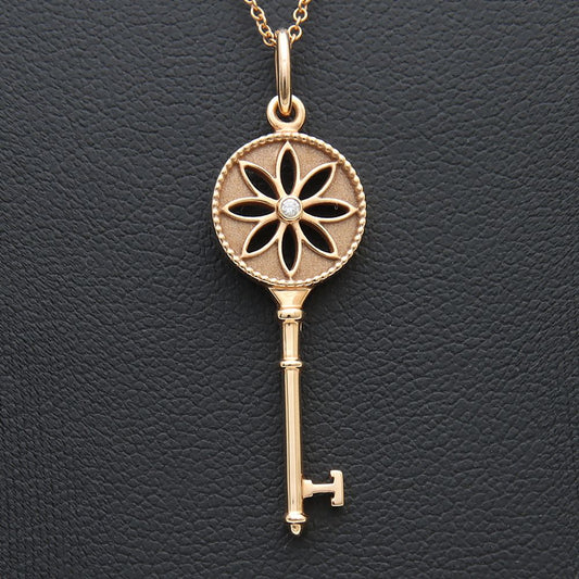 Tiffany Diamond Daisy Key Necklace (5968107)