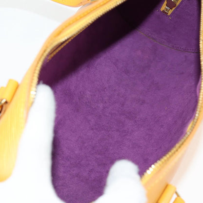 Louis Vuitton Epi Soufflot Hand Bag Yellow M52229 Lv