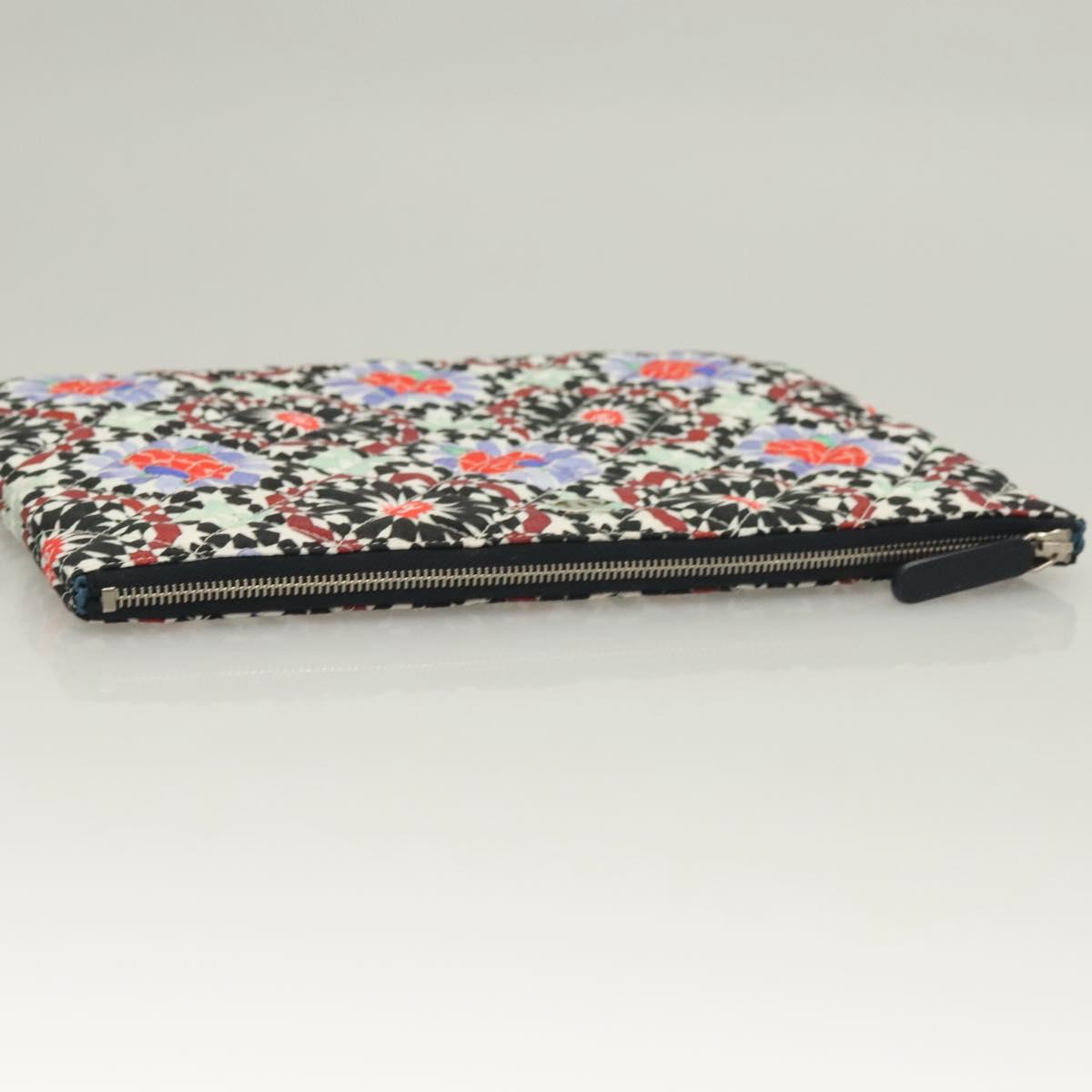 Chanel Matelasse Coco Mark Pouch Nylon Multicolor Cc