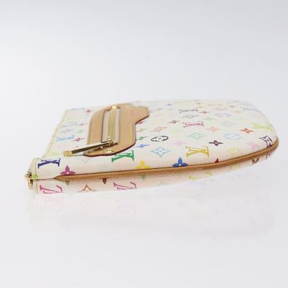 Louis Vuitton Monogram Multicolor Pochette Gm Pouch White M60027