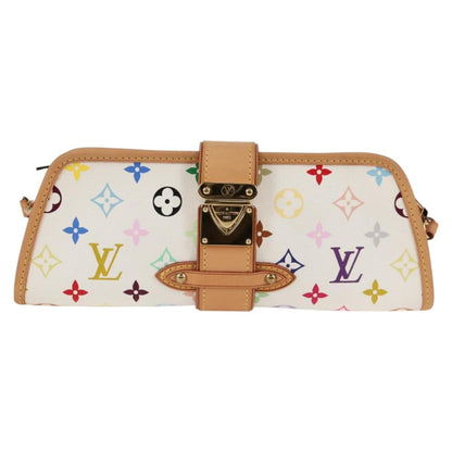 Louis Vuitton Multicolor Shirley Shoulder Bag White M40049 Lv